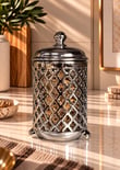 Silver Elegance Orta Boy Dekoratif Kavanoz