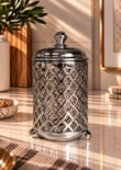 Silver Elegance Orta Boy Dekoratif Kavanoz