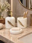 Varese 3 Parça Gold Detaylı Banyo Seti