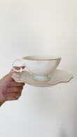 Juliet 6 Kişilik 12 Parça Porselen Çay Nescafe Fincan Takımı