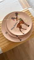 Deer 20 cm 6 Kişilik Pasta Tabağı