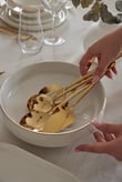  Alicante 5 Parça Pasta Servis Seti Gold