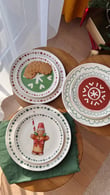  Gingerbread 6 Kişilik 12 Parça Pasta / Servis Tabak Seti