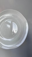 Asimetrik Porselen Outlet 6 Adet 20 cm Beyaz Pasta Tabağı 