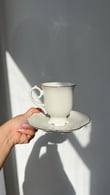 Selena 6 Kişilik 12 Parça Porselen Nescafe/Çay Fincan Takımı 