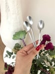 6'lı Çay Kaşığı Mat Gümüş