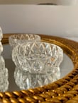 6'lı Mini Kristal Cam Çerezlik ve Reçellik