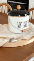 My Kitchen Serisi Emaye 18cm Bakraç
