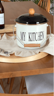 My Kitchen Serisi Emaye 18cm Bakraç
