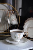 Adel 6 Kişilik 12 Parça Porselen Nescafe/Çay Fincan Takımı