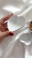 Lovely Porselen Gold Yaldızlı  6'lı Mini Sunumluk 