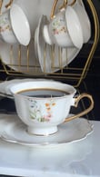 Adel 6 Kişilik 12 Parça Porselen Nescafe/Çay Fincan Takımı