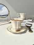 Dahlia 6'lı Porselen Nescafe-Çay Fincan Takımı