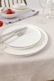 Grace 6 Kişilik 24 Parça Porselen Yemek Takımı Gümüş