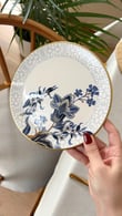 Midnight Floral 6 Kişilik 20cm Pasta Tabağı Modelleri ve Fiyatları - BOSHQAP