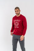 SWEATSHIRT BASIC - 902 -  BORDO
