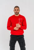 SWEATSHIRT BASIC - 902 -  KIRMIZI