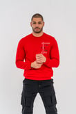 SWEATSHIRT BASIC - 902 -  KIRMIZI