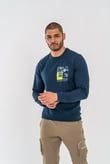 SWEATSHIRT BASIC - 902 -  LACİVERT
