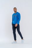 SWEATSHIRT BASIC - 902 -  S.MAVİ