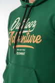 SWEATSHIRT KAPŞONLU - 904 - B19 - YEŞİL