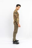 T-SHIRT TACTICAL U.KOL PİKE KAMUFLAJ  - 822