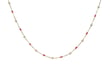 Long Red Nalia Kolye