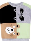 Denokids Erkek Çocuk Rakun Ve Ayı Sweatshirt CFF-23K1-025