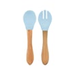 OiOi Mama Kaşığı + Çatal - Mineral Blue 01340003