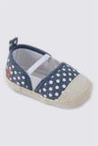 U.S. Polo Assn. Kız Bebek İlk Adım Babet Ayakkabı Puantiyeli Denim USB1307
