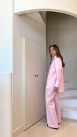 Alice Pink %100 Keten Gömlek