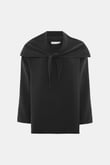 Antrasit Fularlı Sweatshirt