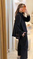 Celina Siyah Sweatshirt