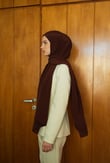 Dark Burgundy Silk