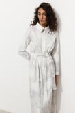 Lady Cotton Gri Elbise