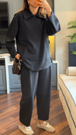 Lomie Siyah Sweatshirt