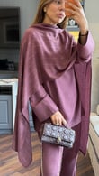 Mireya Mürdüm Şal Detaylı Gömlek