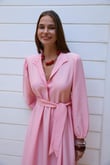 Pembe Kelly Elbise