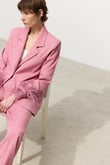 Pembe Tüylü Ceket