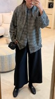 Siyah Gloire Bomber Ceket