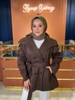 Elena Trençkot Acı Kahve