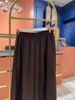 Premium Bol Paça Krep Pantolon Acı Kahve