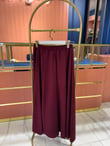 Premium Bol Paça Krep Pantolon Bordo