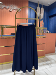 Premium Bol Paça Krep Pantolon Lacivert