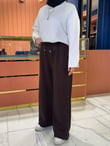 Riva Taşlı Pantolon Acı Kahve