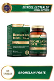 Bromelain Forte 750 mg 60 Tablet Krom Yeşilçay Probiyotik