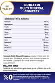 Multimineral Complex 60 Tablet Magnezyum, Kalsiyum, Çinko, Demir, İyot, Krom