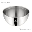 Sofram 28 cm Çelik Kase
