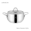 Sofram Luna 20 cm Derin Tencere