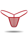 3'lü Renkli Transparan Tül String Tanga TM0369